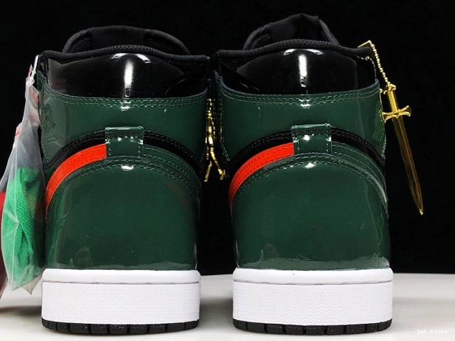 SoleFly Black x AV3905-038 1 Air High Jordan OG Retro Orange-Fir Team 0721